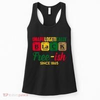 Unapologetically Black Free Ish Since 1865 Juneteenth Women's Tank Top thumb 0