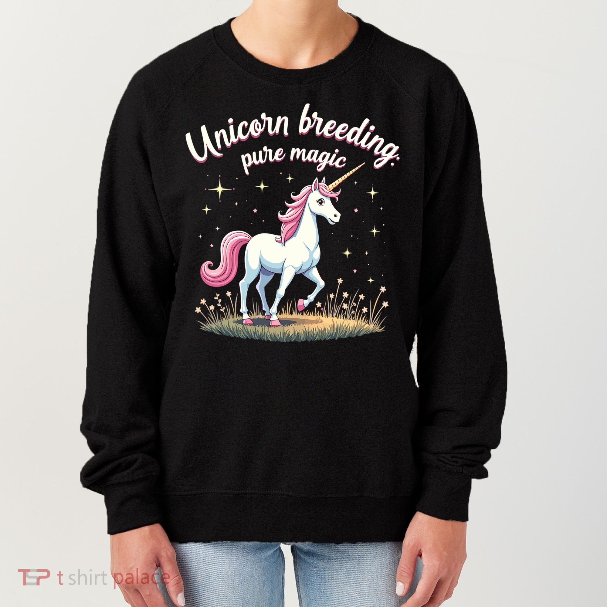 Unicorn Breeder Funny Magical Creature And Fantasy Cute Gift Women's Sweatshirt