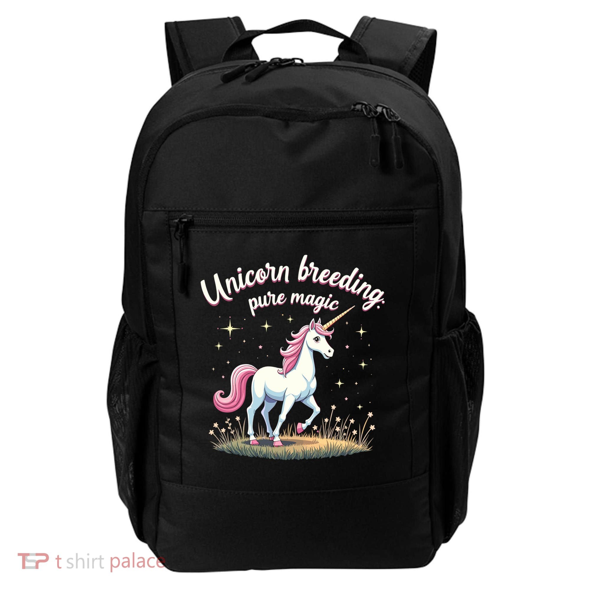 Unicorn Breeder Funny Magical Creature And Fantasy Cute Gift Backpack