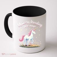 Unicorn Breeder Funny Magical Creature And Fantasy Cute Gift Coffee Mug thumb 0