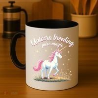 Unicorn Breeder Funny Magical Creature And Fantasy Cute Gift Coffee Mug thumb 4