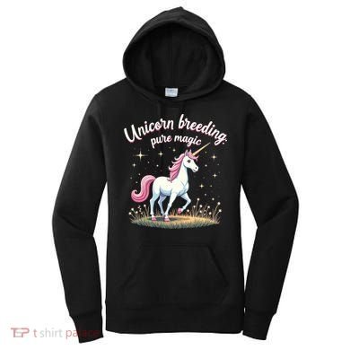 Unicorn Breeder Funny Magical Creature And Fantasy Cute Gift Women's Hoodie