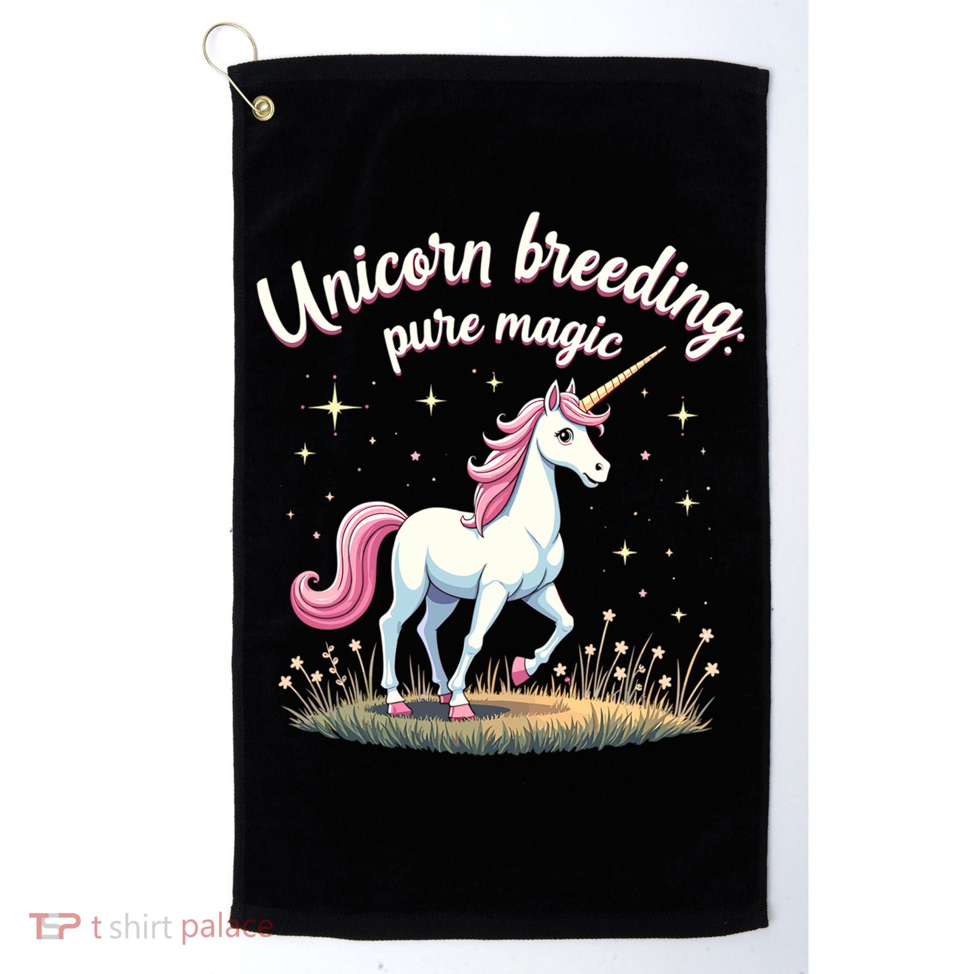 Unicorn Breeder Funny Magical Creature And Fantasy Cute Gift Golf Towel