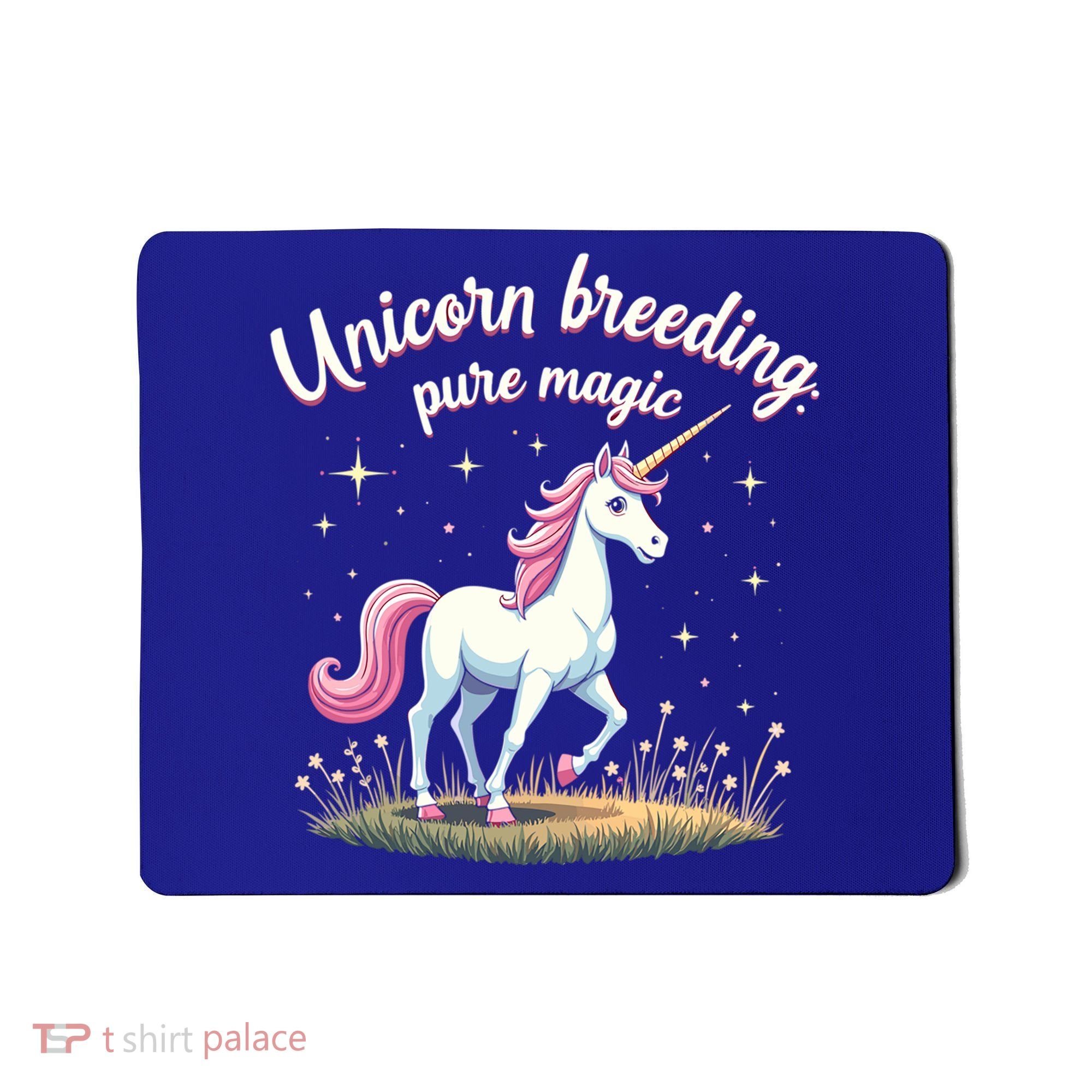 Unicorn Breeder Funny Magical Creature And Fantasy Cute Gift Mousepad