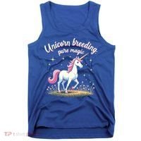 Unicorn Breeder Funny Magical Creature And Fantasy Cute Gift Tank Top thumb 0