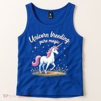 Unicorn Breeder Funny Magical Creature And Fantasy Cute Gift Tank Top thumb 2