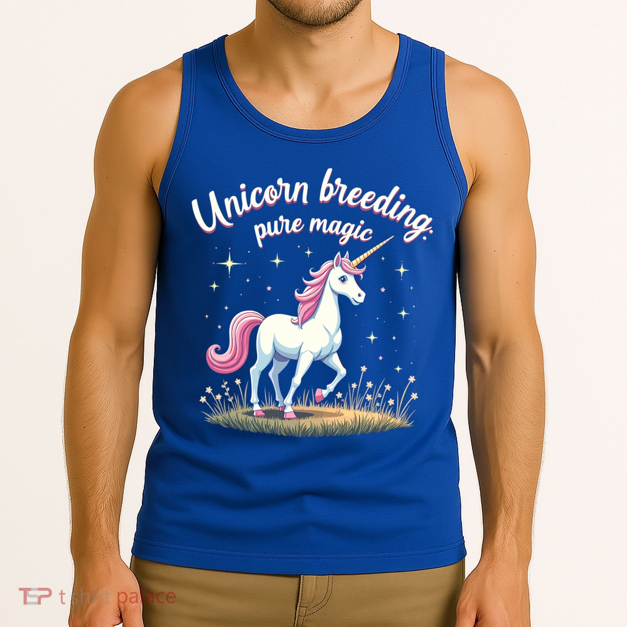 Unicorn Breeder Funny Magical Creature And Fantasy Cute Gift Tank Top