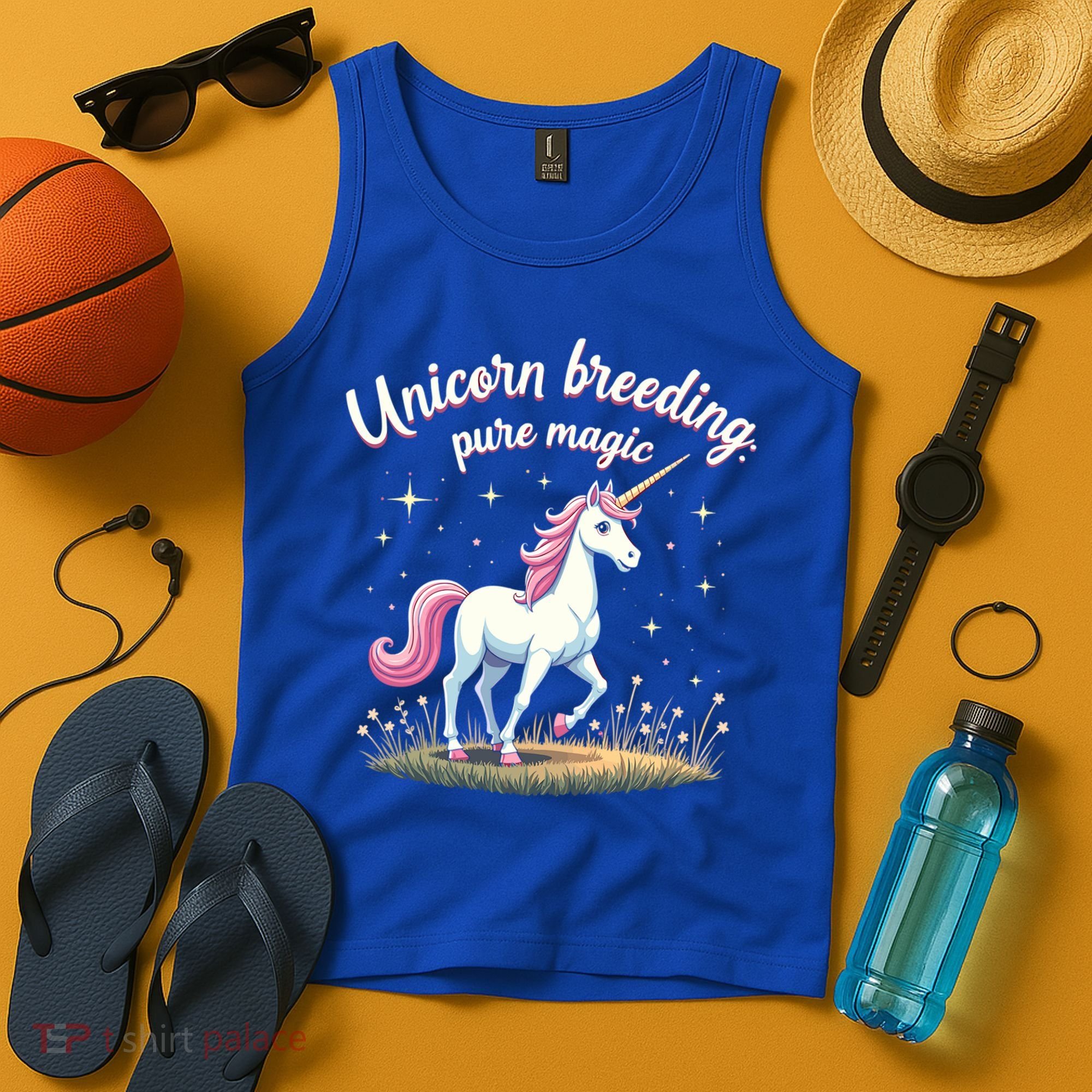 Unicorn Breeder Funny Magical Creature And Fantasy Cute Gift Tank Top