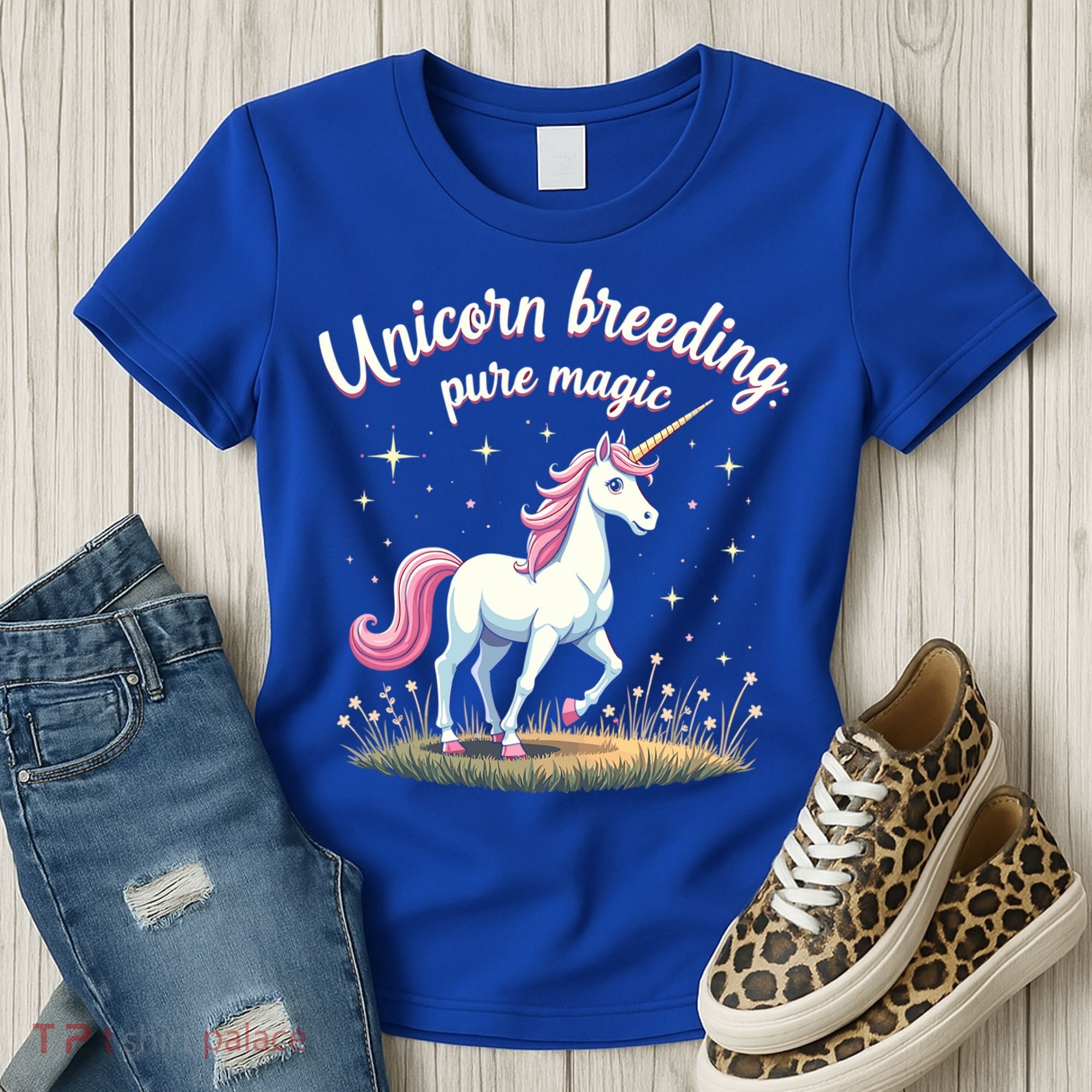 Unicorn Breeder Funny Magical Creature And Fantasy Cute Gift Women's T-Shirt