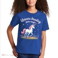 Unicorn Breeder Funny Magical Creature And Fantasy Cute Gift Kids T-Shirt thumb 2