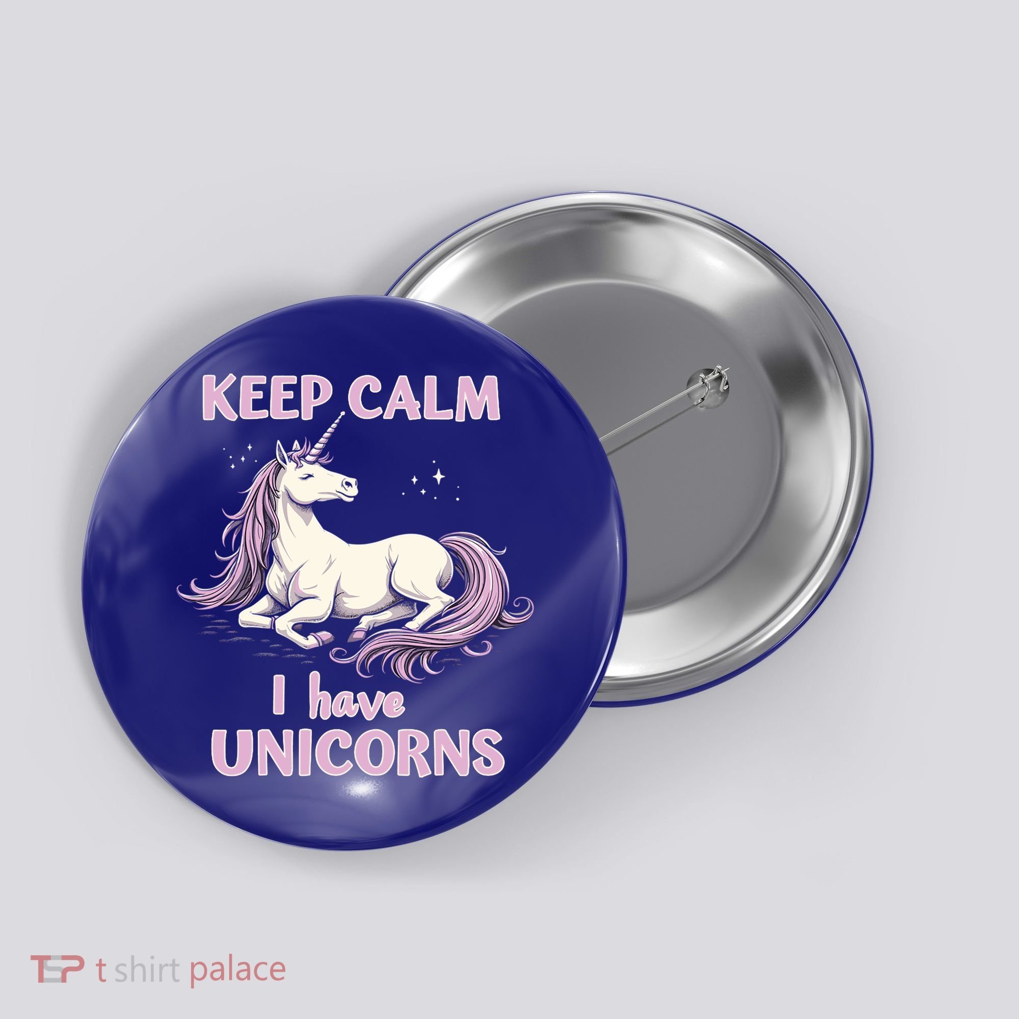Unicorn Breeder Funny Magical Creature And Fantasy Cool Gift Button