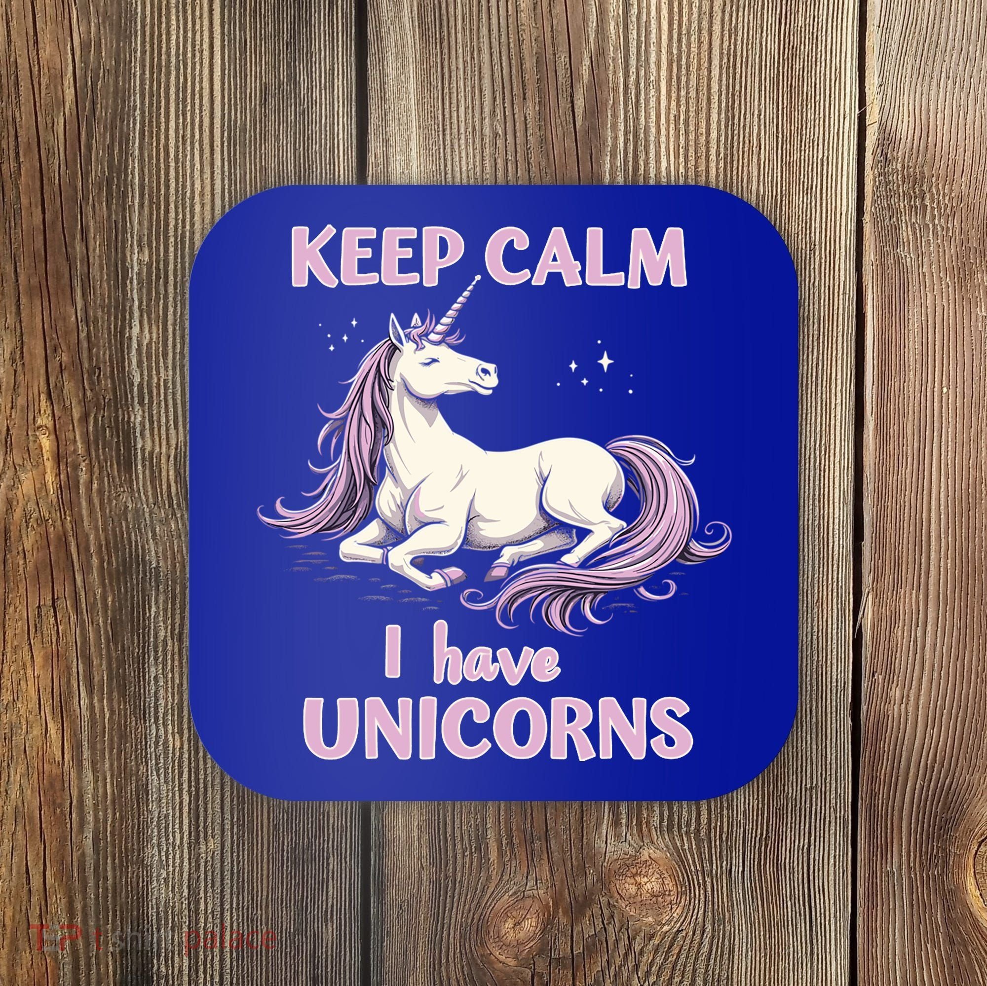 Unicorn Breeder Funny Magical Creature And Fantasy Cool Gift Coaster