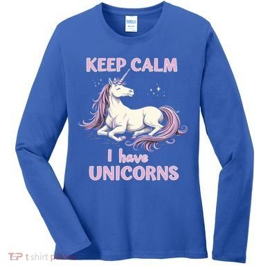 Unicorn Breeder Funny Magical Creature And Fantasy Cool Gift Women's Long Sleeve Shirt