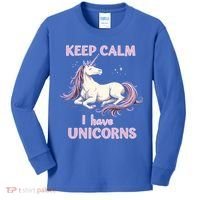 Unicorn Breeder Funny Magical Creature And Fantasy Cool Gift Kids Long Sleeve Shirt thumb 0