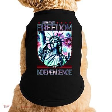 United By Freedom And Independence Doggie Tank