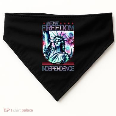 United By Freedom And Independence USA-Made Doggie Bandana