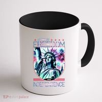 United By Freedom And Independence Coffee Mug thumb 1