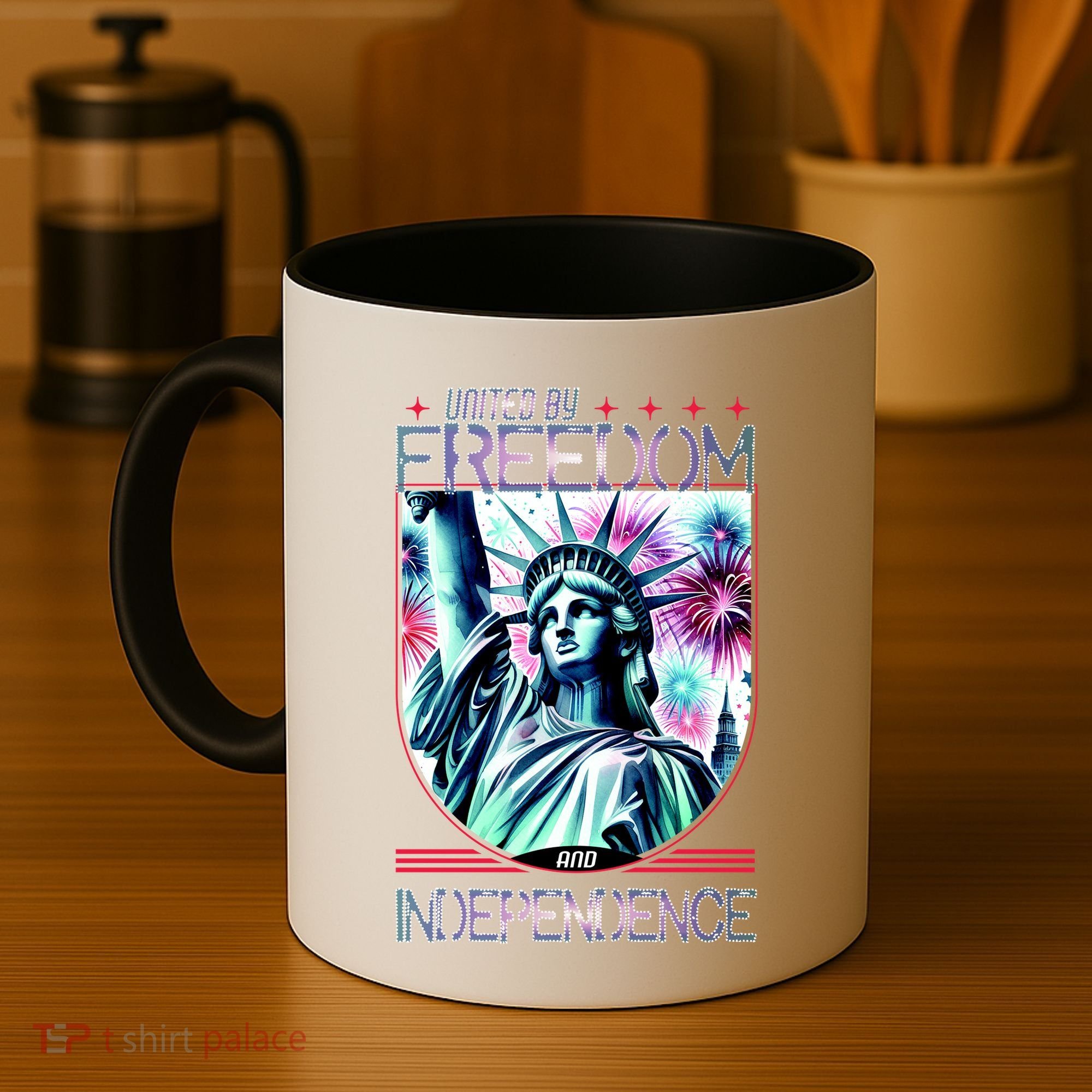United By Freedom And Independence Coffee Mug
