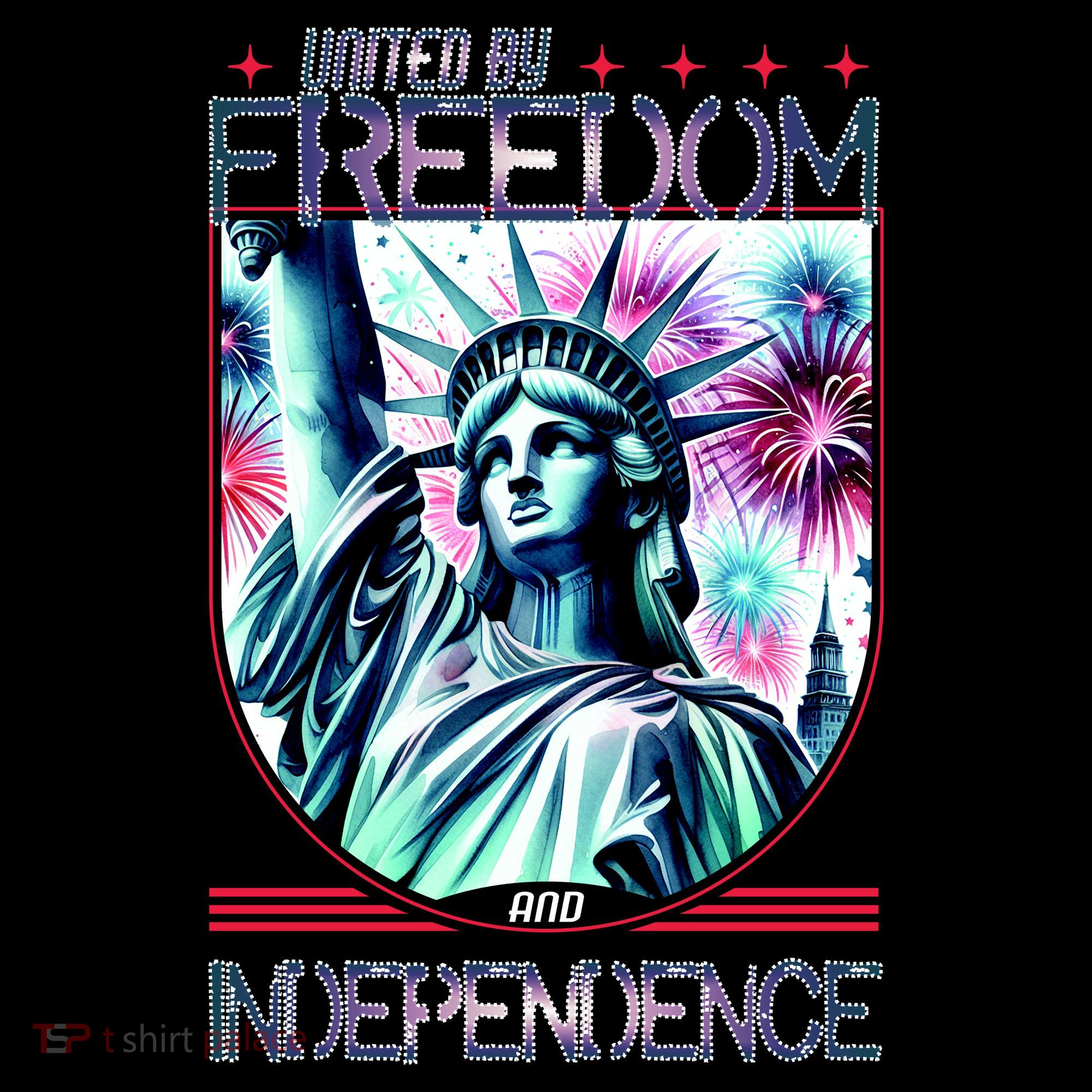 United By Freedom And Independence Women's Hoodie