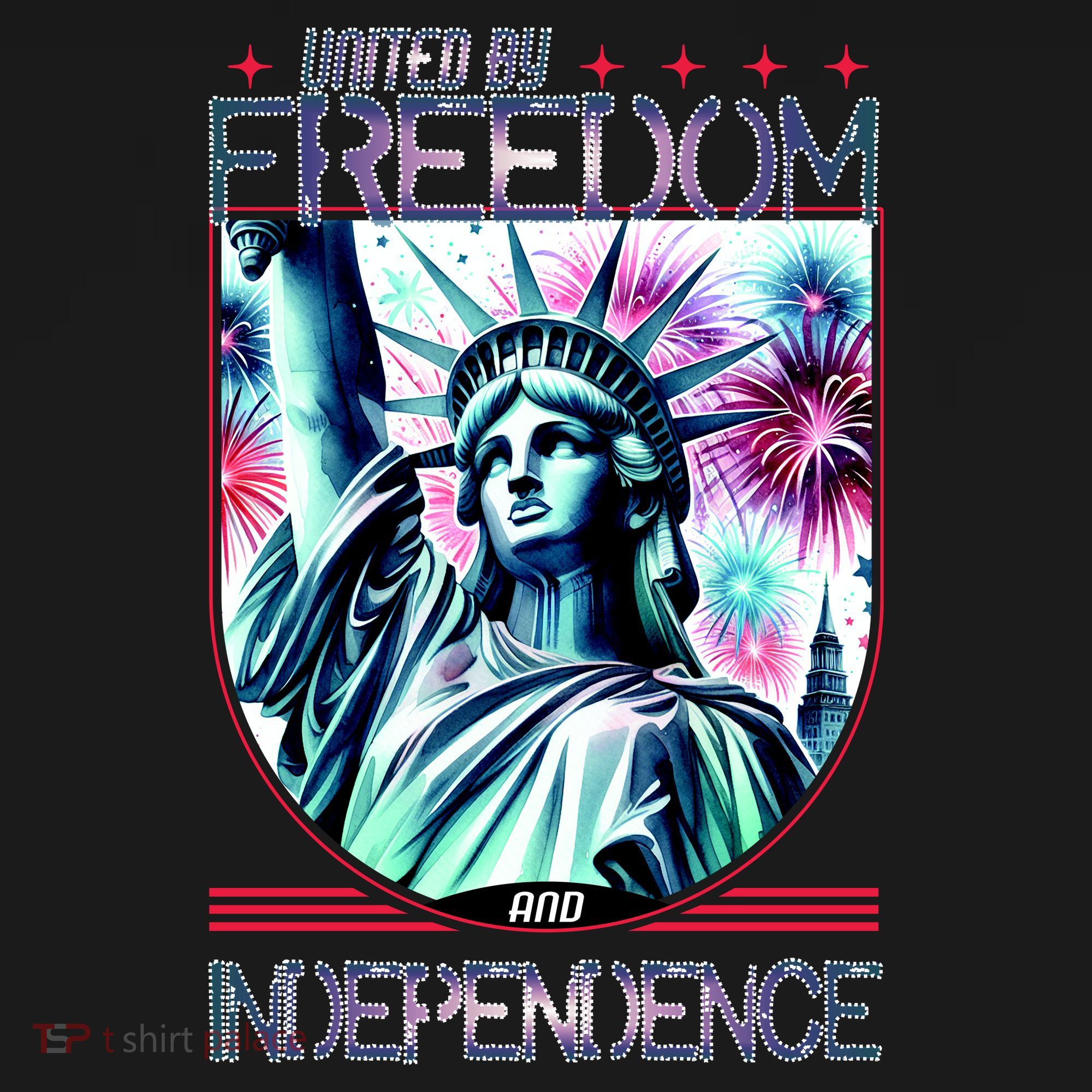 United By Freedom And Independence Ornament