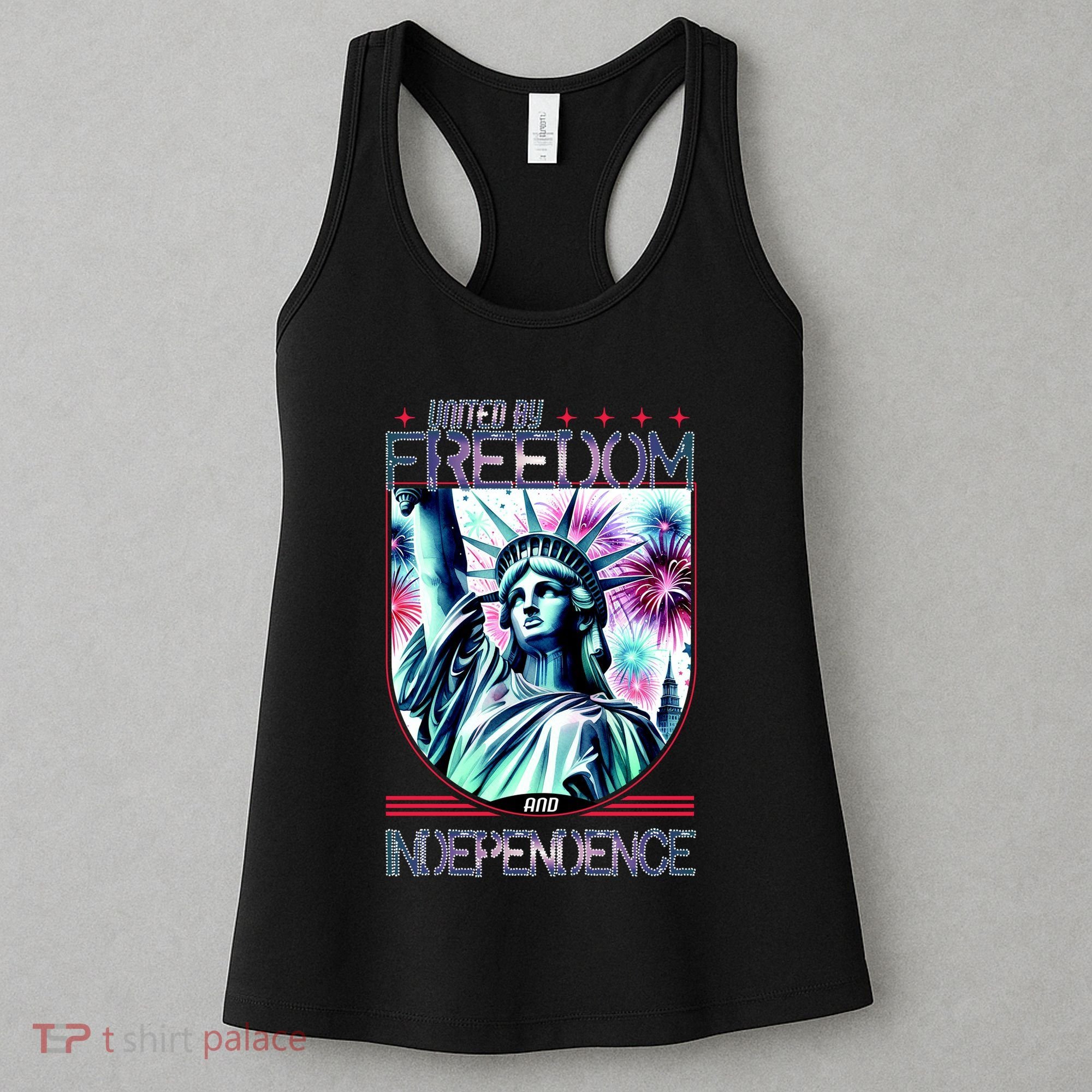 United By Freedom And Independence Women's Tank Top