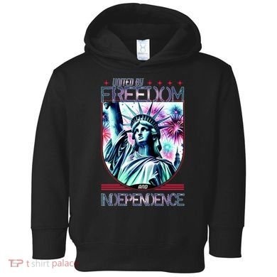 United By Freedom And Independence Toddler Hoodie