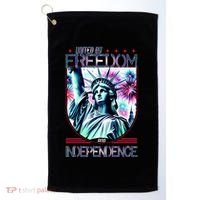 United By Freedom And Independence Golf Towel thumb 0
