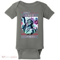United By Freedom And Independence Baby Bodysuit thumb 0