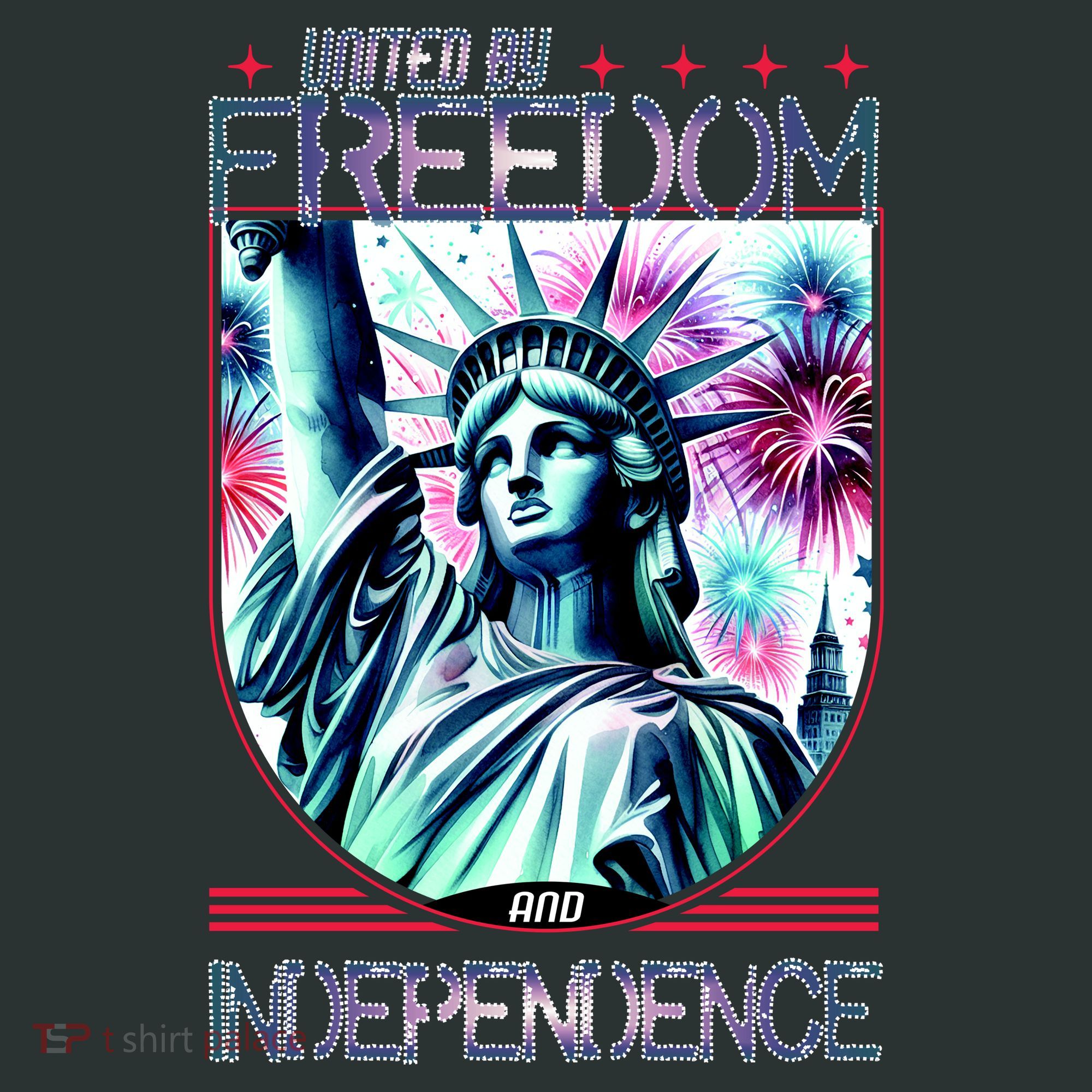 United By Freedom And Independence Baby Bodysuit