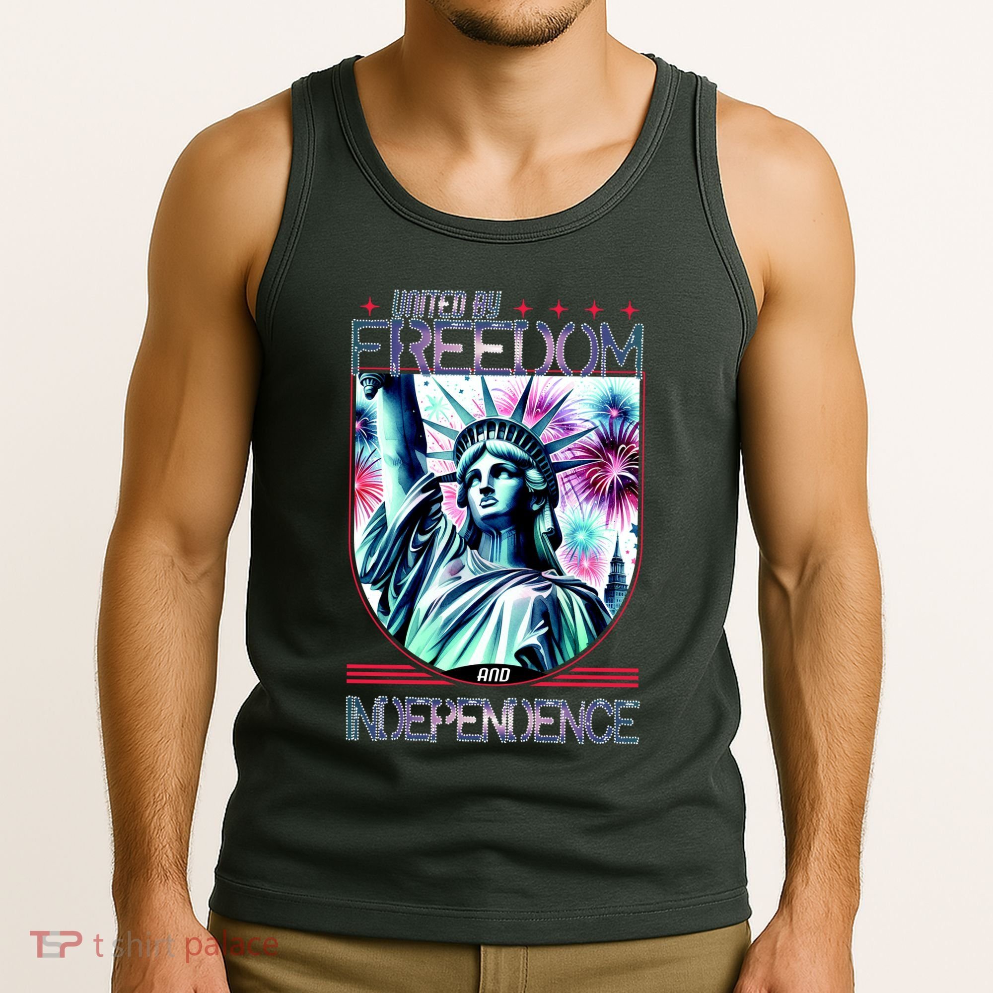 United By Freedom And Independence Tank Top