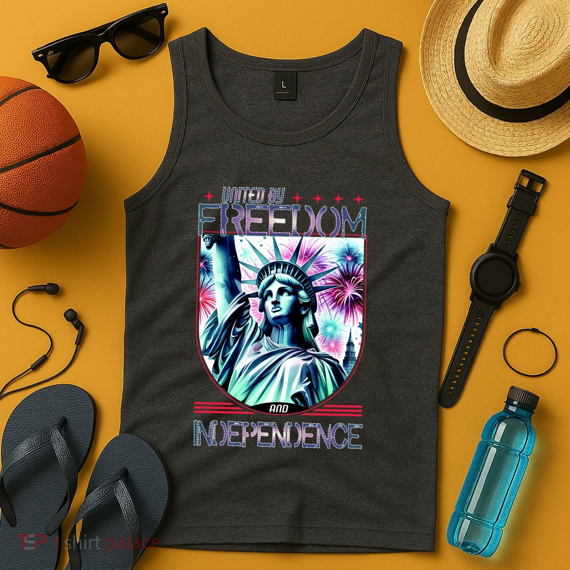 United By Freedom And Independence Tank Top