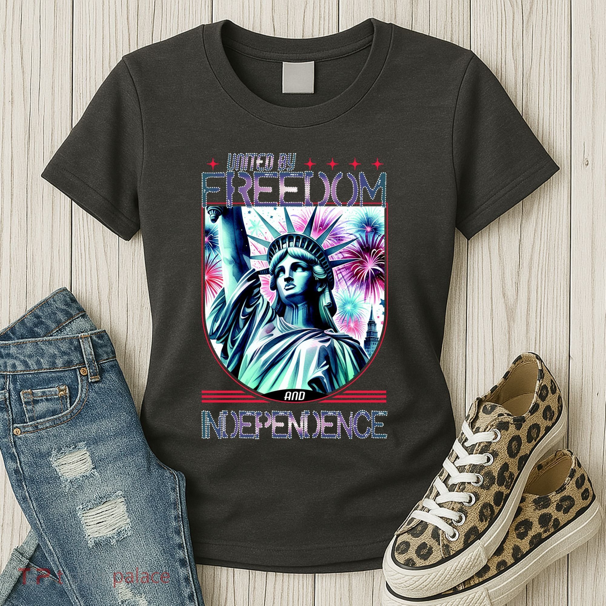 United By Freedom And Independence Women's T-Shirt