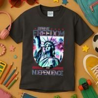 United By Freedom And Independence Kids T-Shirt thumb 3