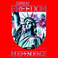 United By Freedom And Independence Santa Hat thumb 1
