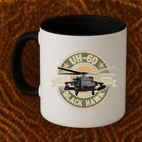 Uhgift60 Blackhawk Gift Assault Helicopter Pilot Aviation Gift Coffee Mug thumb 2