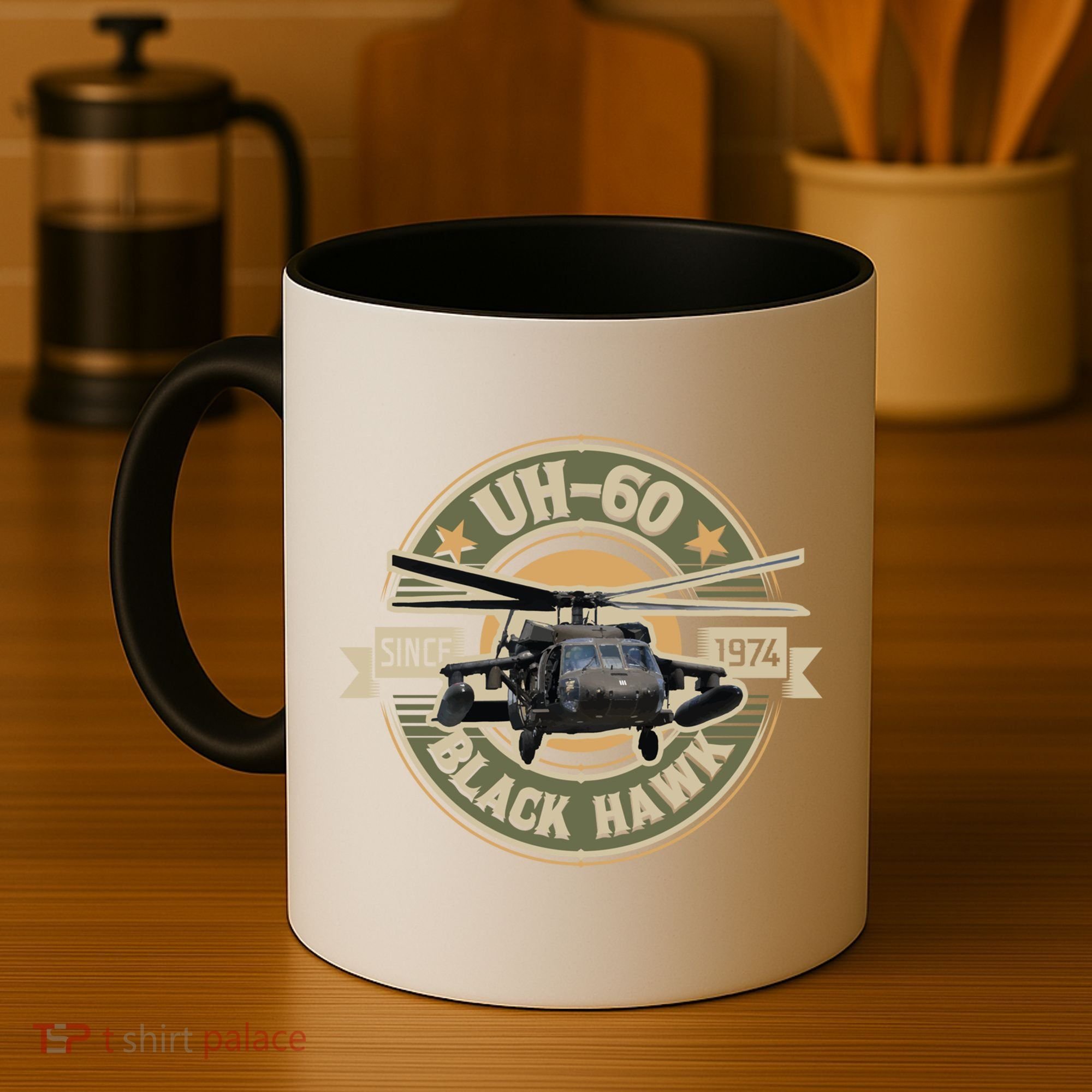 Uhgift60 Blackhawk Gift Assault Helicopter Pilot Aviation Gift Coffee Mug
