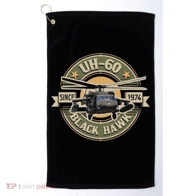 Uhgift60 Blackhawk Gift Assault Helicopter Pilot Aviation Gift Golf Towel