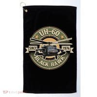 Uhgift60 Blackhawk Gift Assault Helicopter Pilot Aviation Gift Golf Towel thumb 0