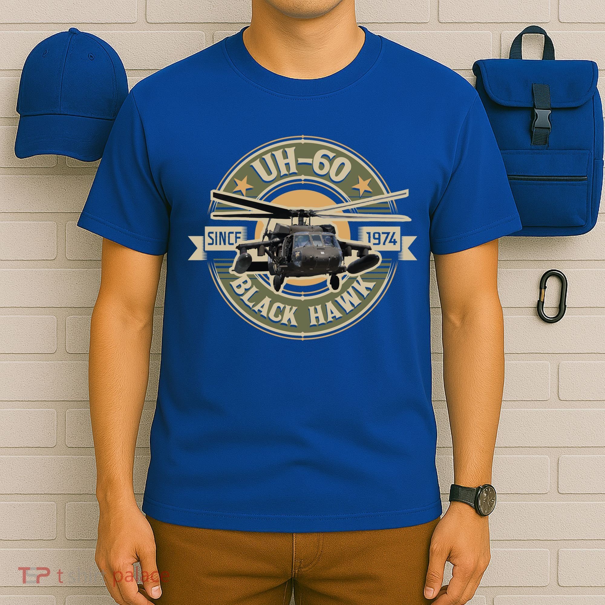 Uhgift60 Blackhawk Gift Assault Helicopter Pilot Aviation Gift T-Shirt