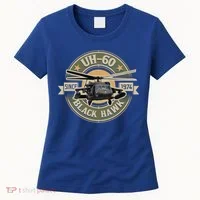 Uhgift60 Blackhawk Gift Assault Helicopter Pilot Aviation Gift Women's T-Shirt thumb 0