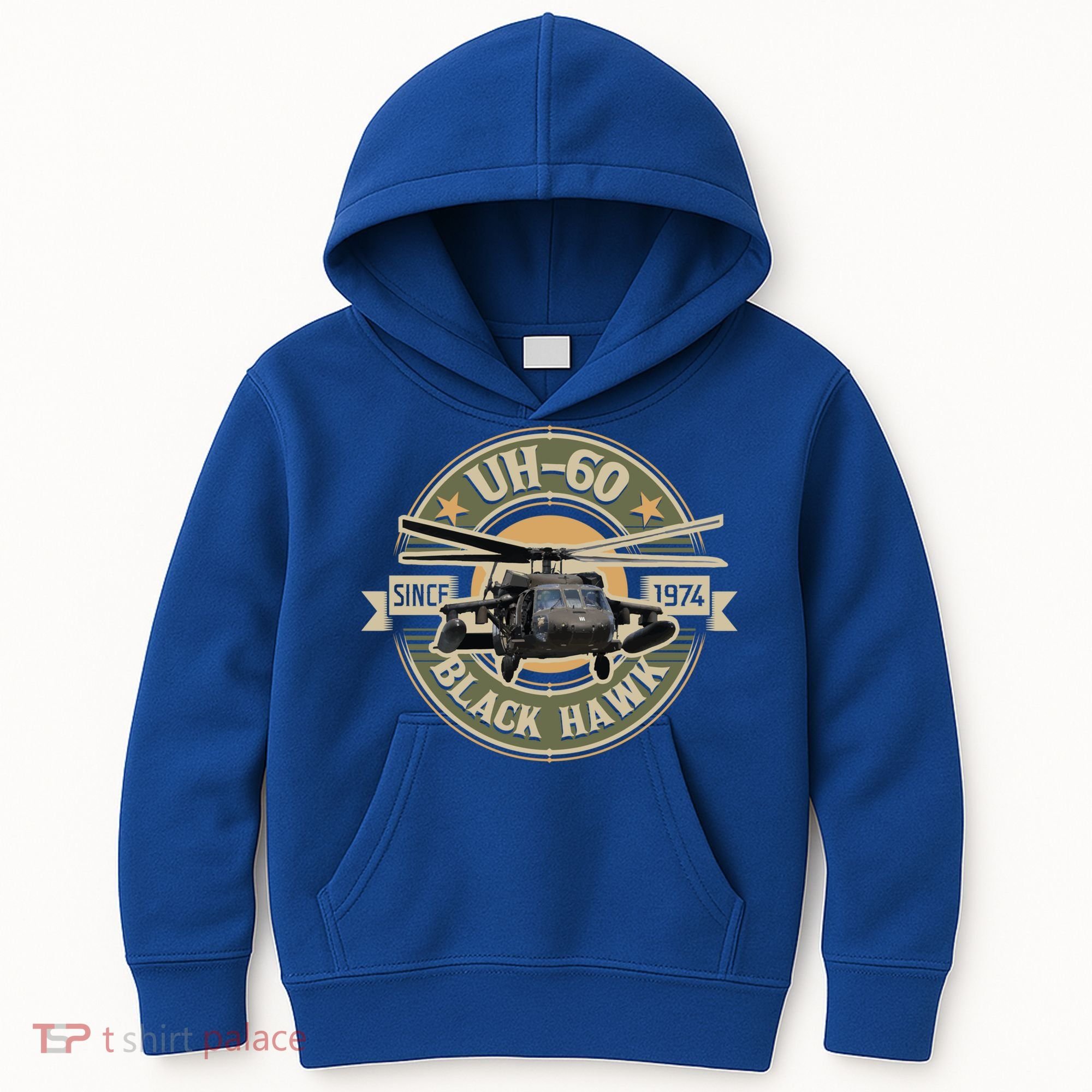 Uhgift60 Blackhawk Gift Assault Helicopter Pilot Aviation Gift Kids Hoodie