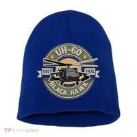 Uhgift60 Blackhawk Gift Assault Helicopter Pilot Aviation Gift Short Acrylic Beanie thumb 0
