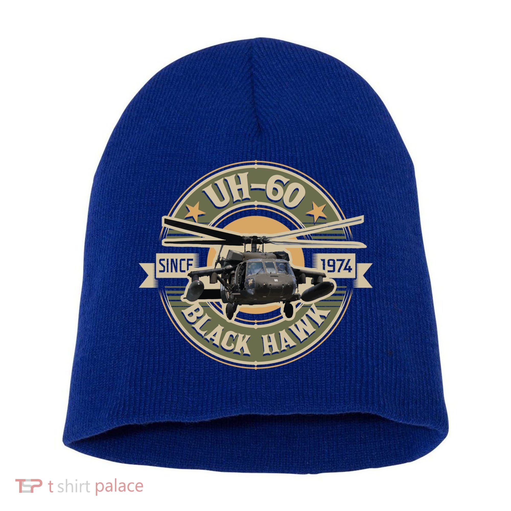 Uhgift60 Blackhawk Gift Assault Helicopter Pilot Aviation Gift Short Acrylic Beanie
