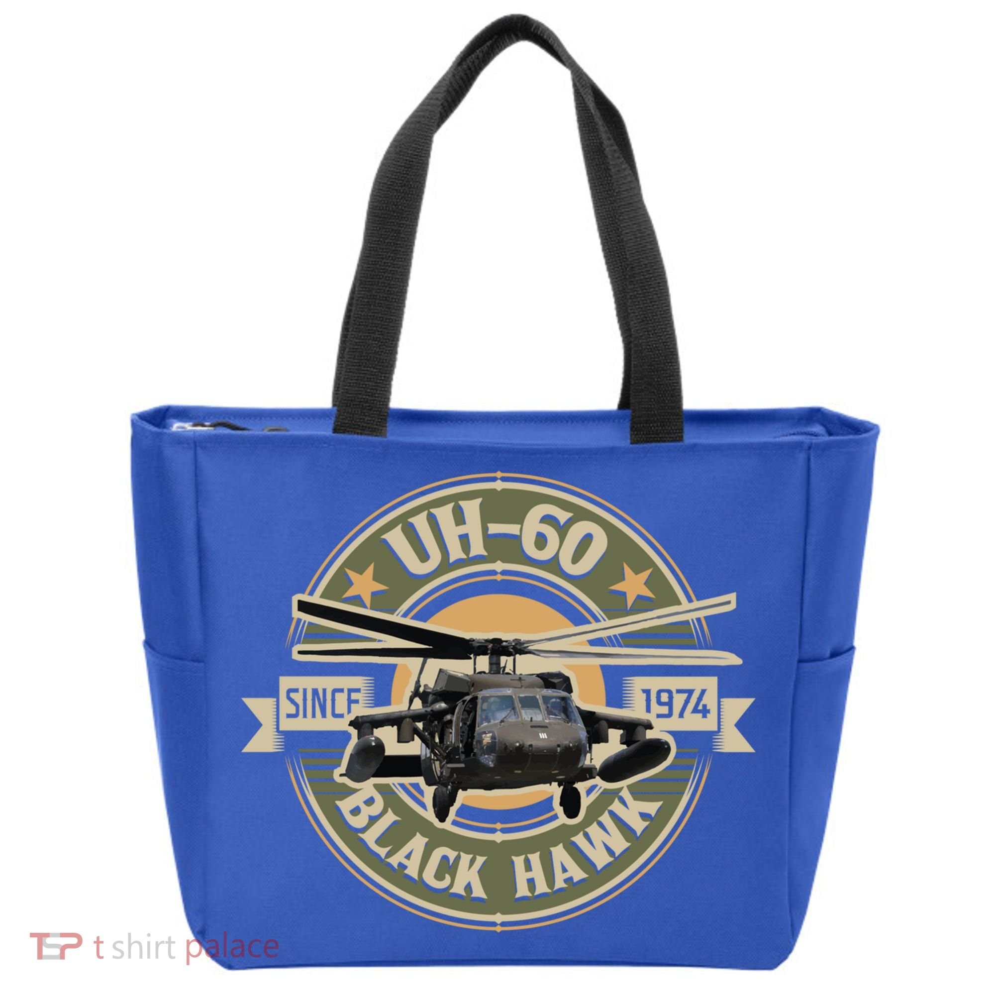Uhgift60 Blackhawk Gift Assault Helicopter Pilot Aviation Gift Tote Bag