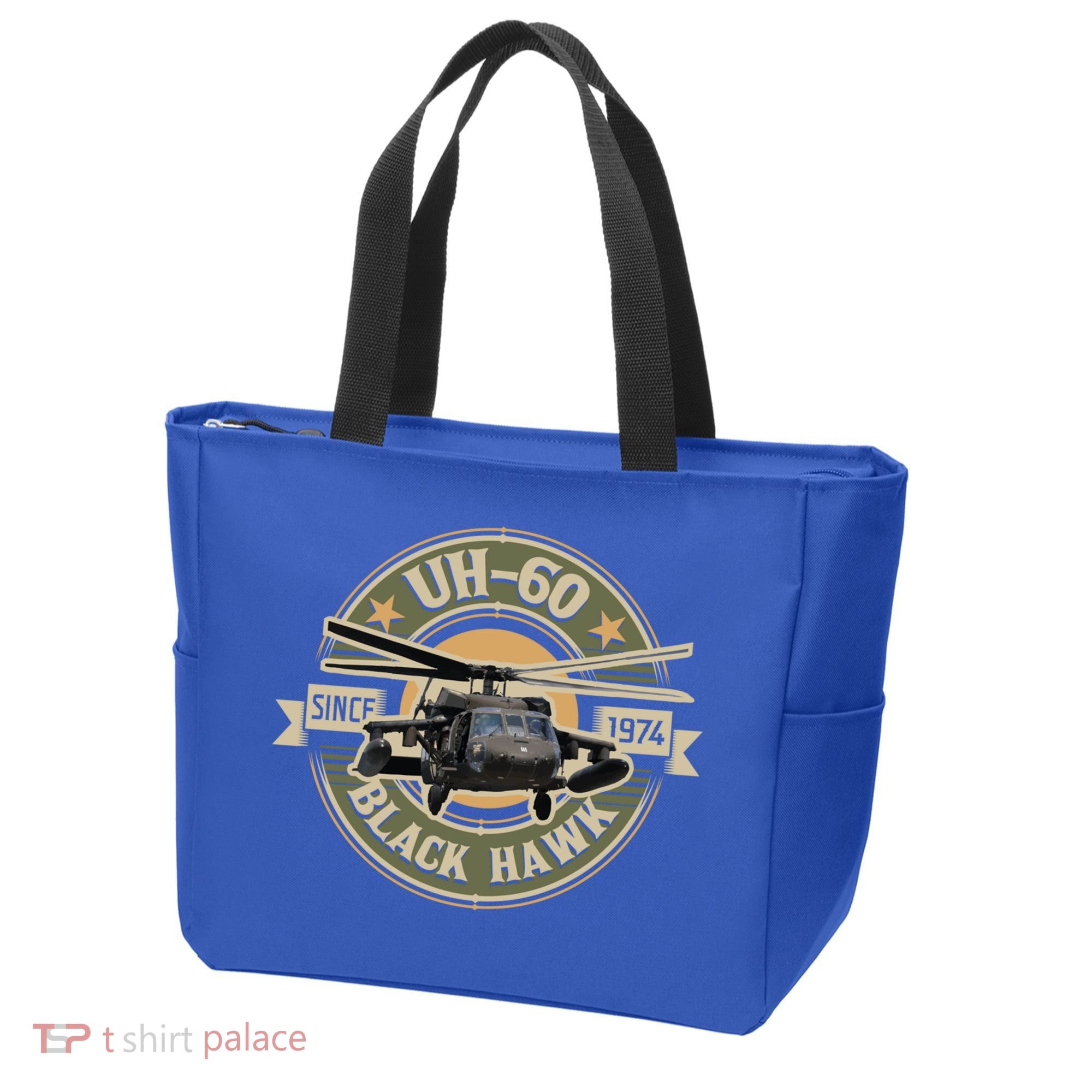 Uhgift60 Blackhawk Gift Assault Helicopter Pilot Aviation Gift Tote Bag