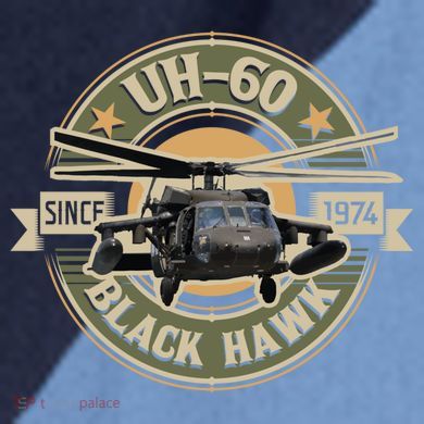 Uhgift60 Blackhawk Gift Assault Helicopter Pilot Aviation Gift Raglan Baseball Sleeve Shirt