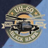 Uhgift60 Blackhawk Gift Assault Helicopter Pilot Aviation Gift Raglan Baseball Sleeve Shirt thumb 2
