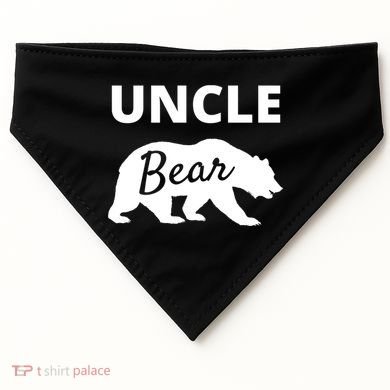Uncle Bear Gift Mama Bear Papa Bear USA-Made Doggie Bandana