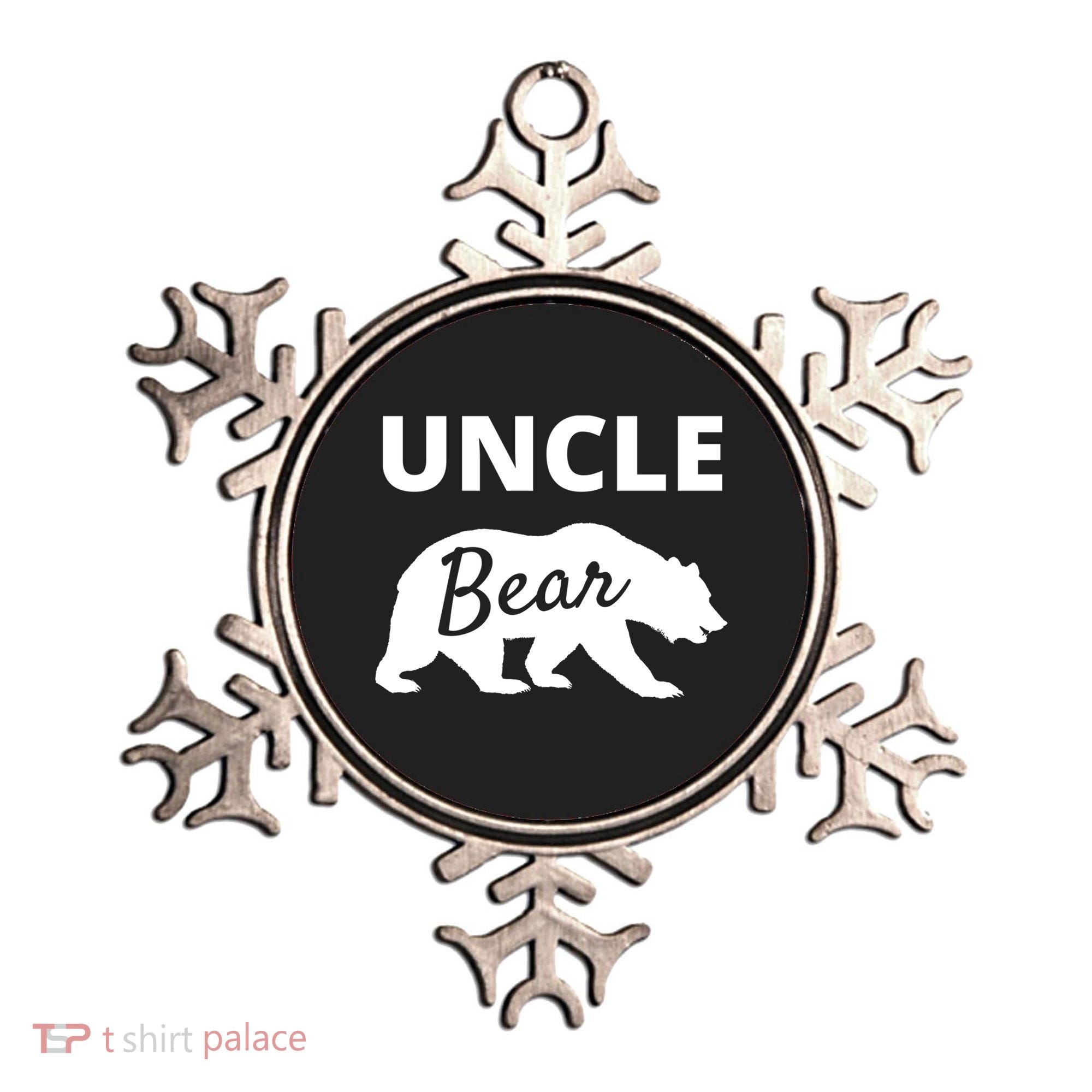 Uncle Bear Gift Mama Bear Papa Bear Ornament