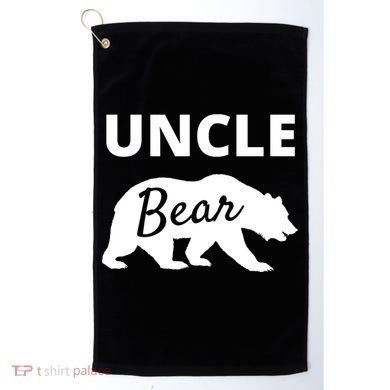 Uncle Bear Gift Mama Bear Papa Bear Golf Towel
